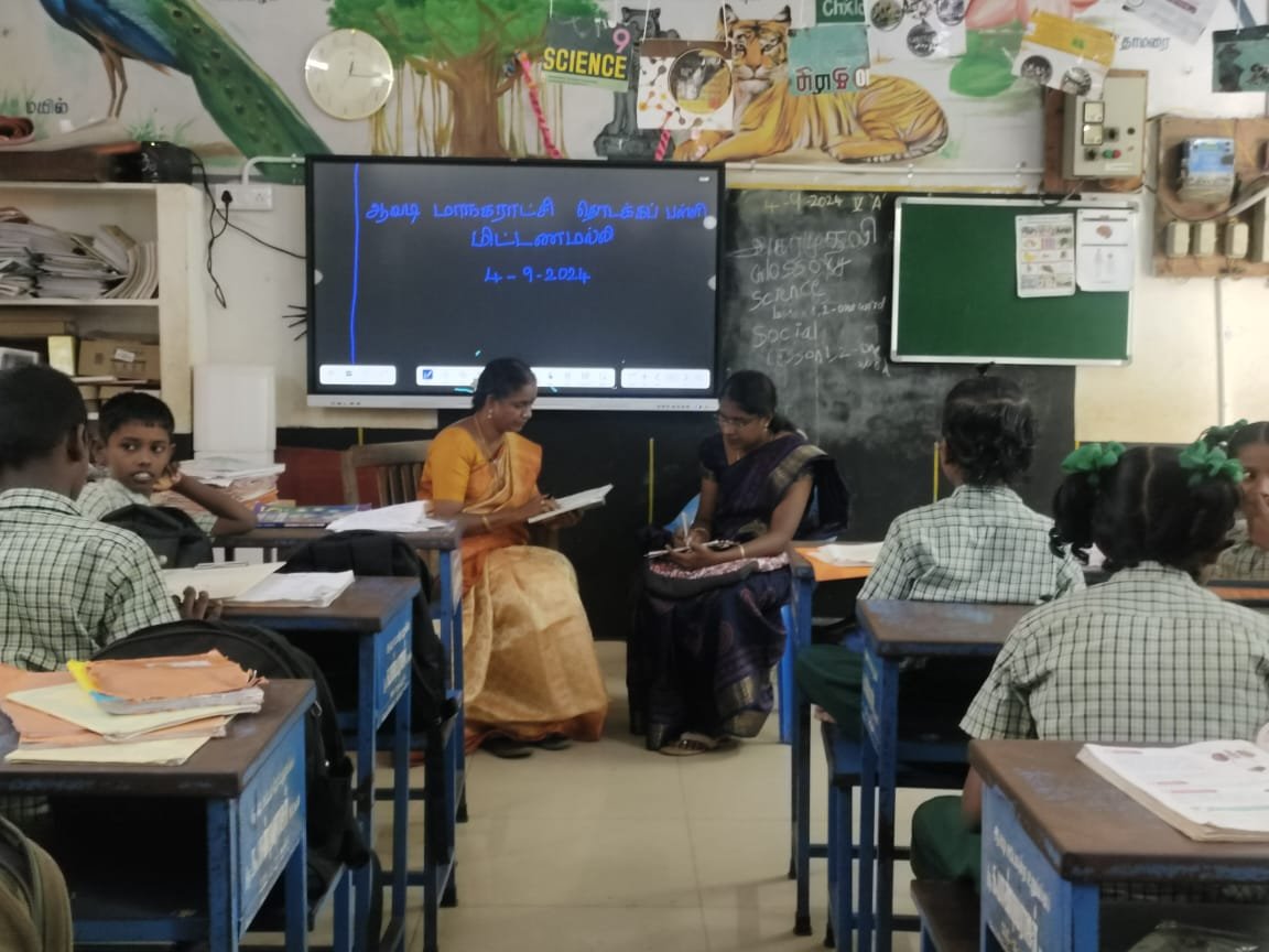 school visit thiruvalluer district